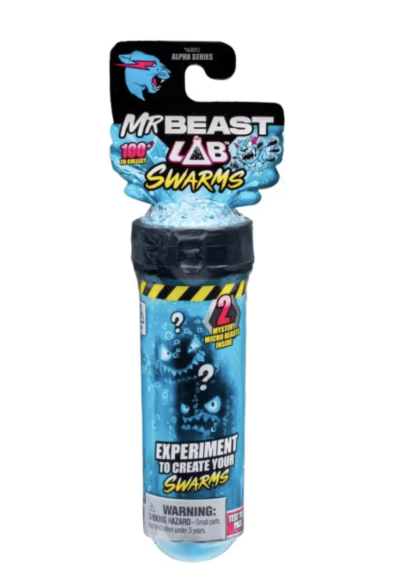 พร้อมส่ง - มิสเตอร์บีส MrBeast Lab Swarms Test Tube ในหลอดจะมีปีศาจ 2 ตัว ให้ได้ลุ้นกัน จากห้างที่ออสเตรเลีย!